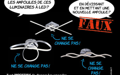 Les luminaires à LED ou l’obsolescence programmée