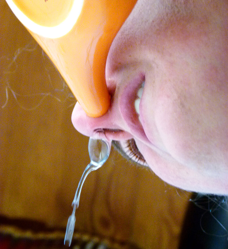 Une douche nasale, version zéro déchet.